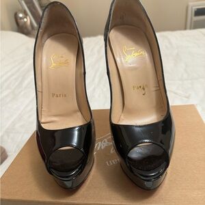 Lady Peep Black Louboutin